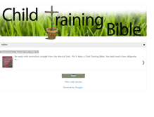 Tablet Screenshot of childtrainingbible.com